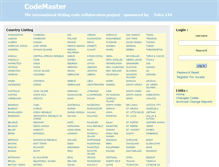 Tablet Screenshot of codemaster.telco214.com